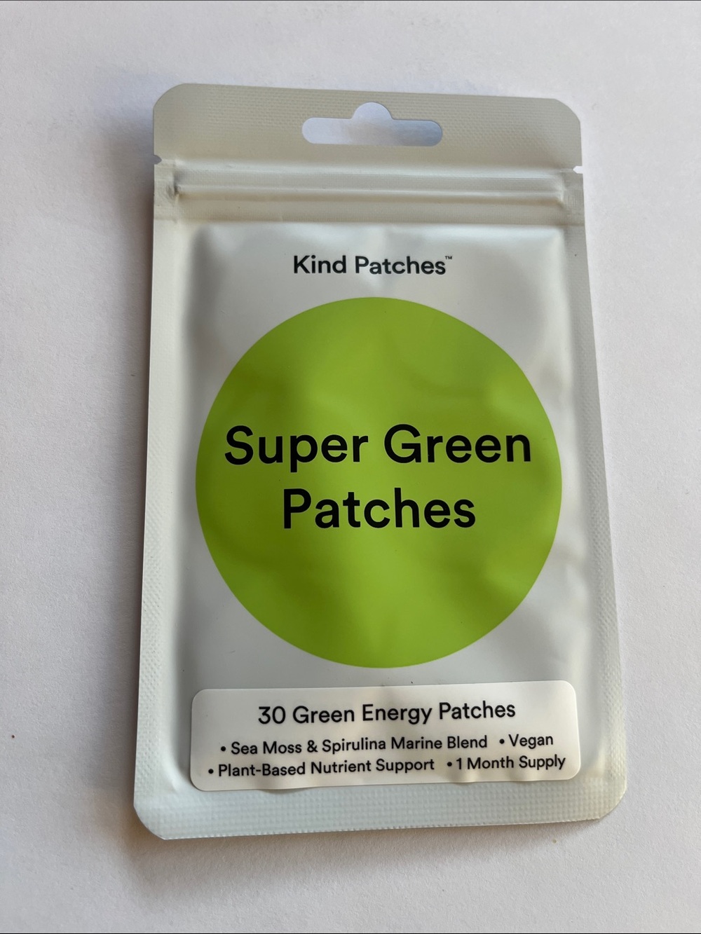 Kind Patches Super Green Patches - Green & White Packaging